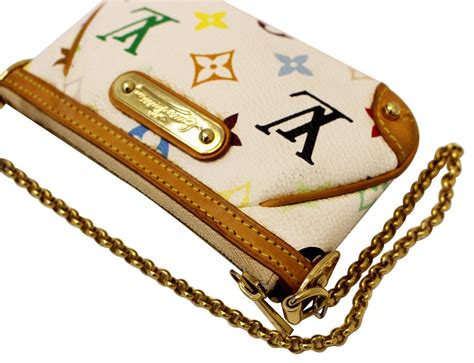 louis vuitton monogram multicolore milla clutch|LOUIS VUITTON White Monogram Multicolore Milla .